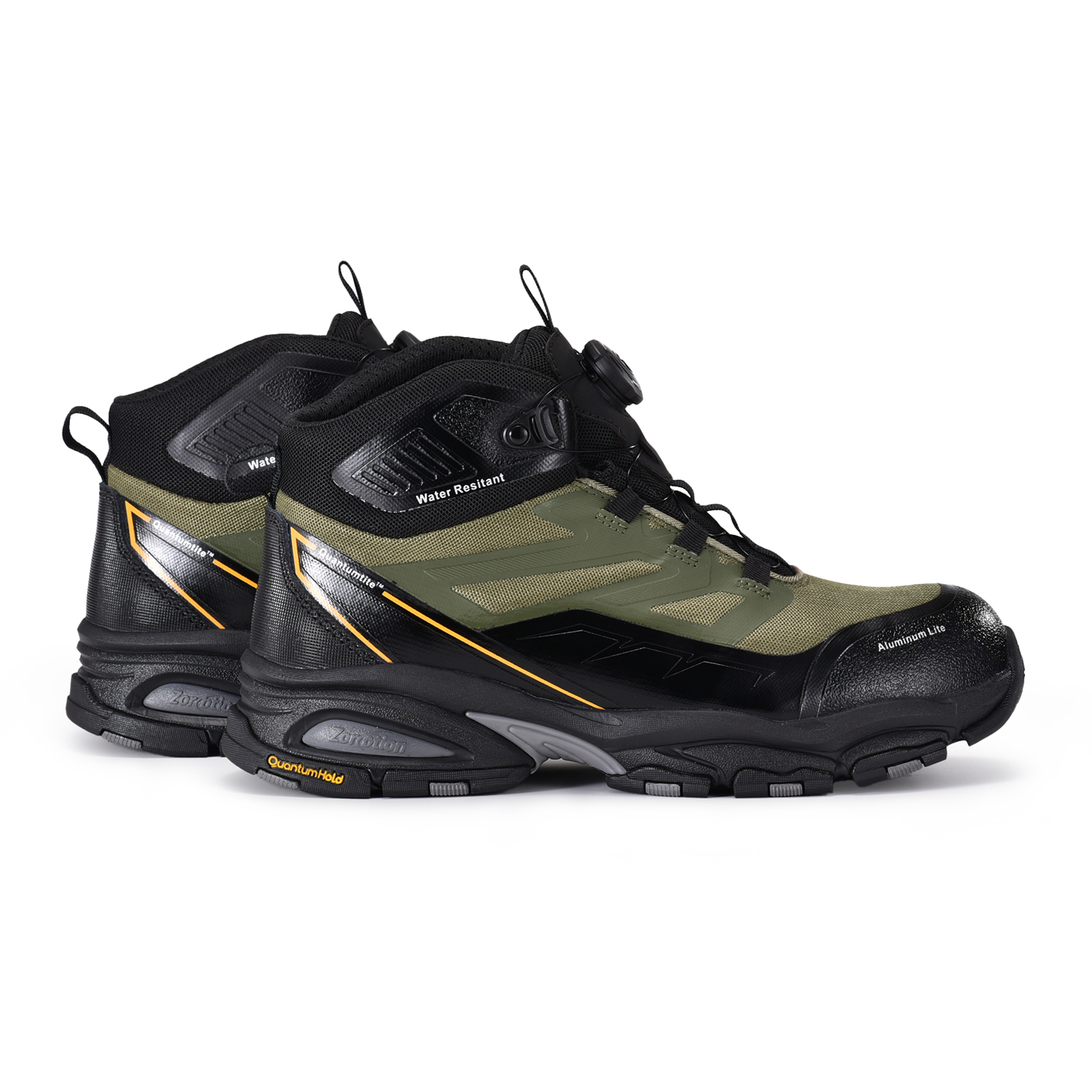 Atmungsaktive Sicherheitsstiefel im Outdoor-Design mit Drehverschluss, leichter Aluminiumkappe und PE-Platte M-8589