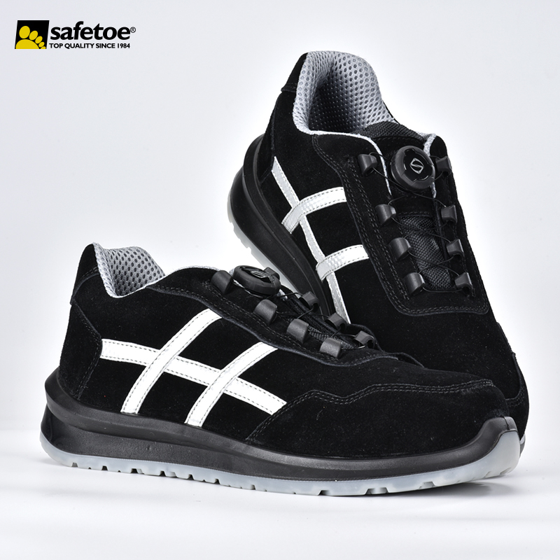 Sporty Metal Free S1P-Sicherheitsschuhe mit Twist Lock System L-7329