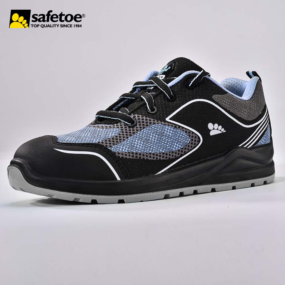 Atmungsaktive Sommer-Sicherheitsschuhe L-7501 Blau (Speed)