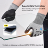 Bauarbeiten Handschuhe schneiden resistente Sicherheitsarbeit Handschuhe PD8045 Schwarz
