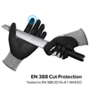 Bauarbeiten Handschuhe schneiden resistente Sicherheitsarbeit Handschuhe PD8045 Schwarz