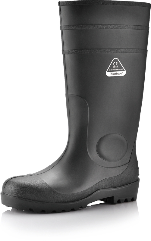 S5 Regensicherheitsstiefel W-6037 Schwarz