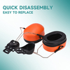 Hochwertige Ohrmuffs E-2008d Orange
