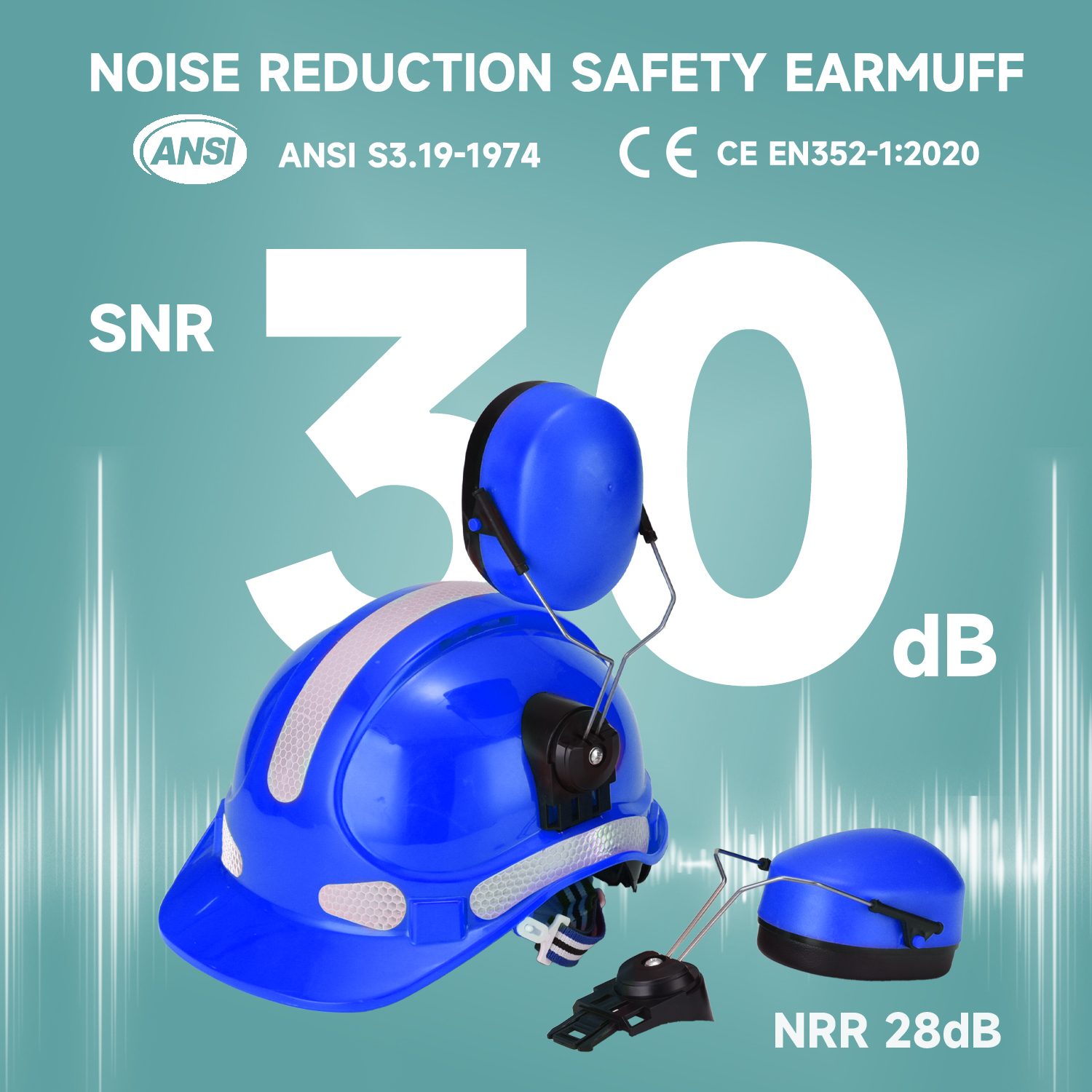 Hochwertige Ohrschrott E-2008 Blau