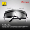  Dunkle PC Sicherheitsbrille KS102 Schwarz