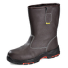 Safetoe High Knie Brown Safety Boots H-9001