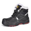 Fell ausgekleidete Verbundtoe Winter Sicherheitsstiefel für kaltes Wetter M-8573