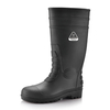 Wasserdichte Gummi-Gummi-Stiefel W-6038 Schwarz