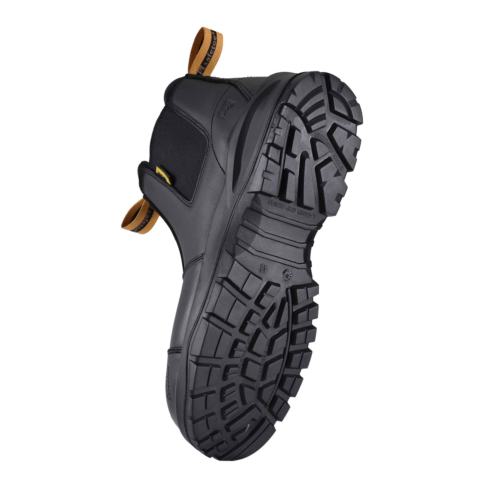 Ladder-Grip Chelsea Slip-On-Arbeitsstiefel für den Bergbau M-8025NBKLG