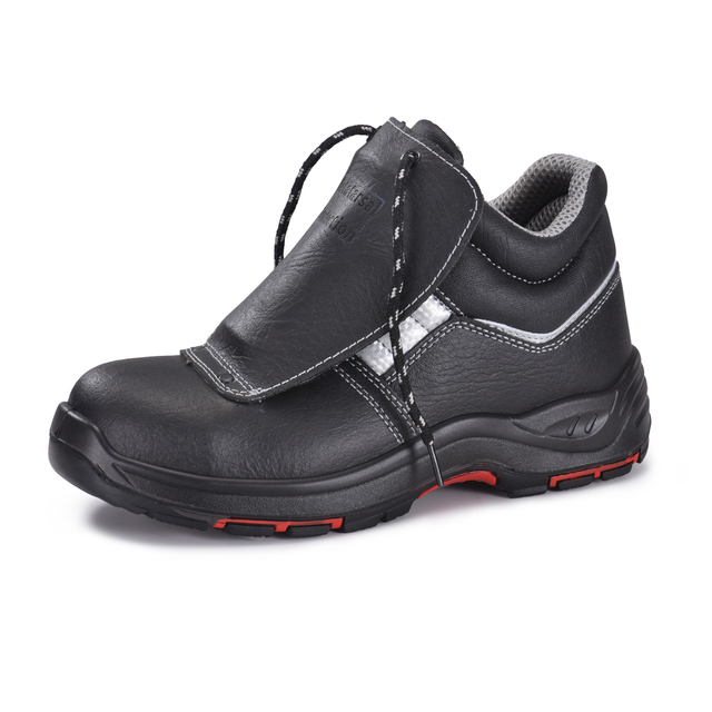 Schweißstiefel PU Gummi schwarzer Standortstiefel M-8027PR