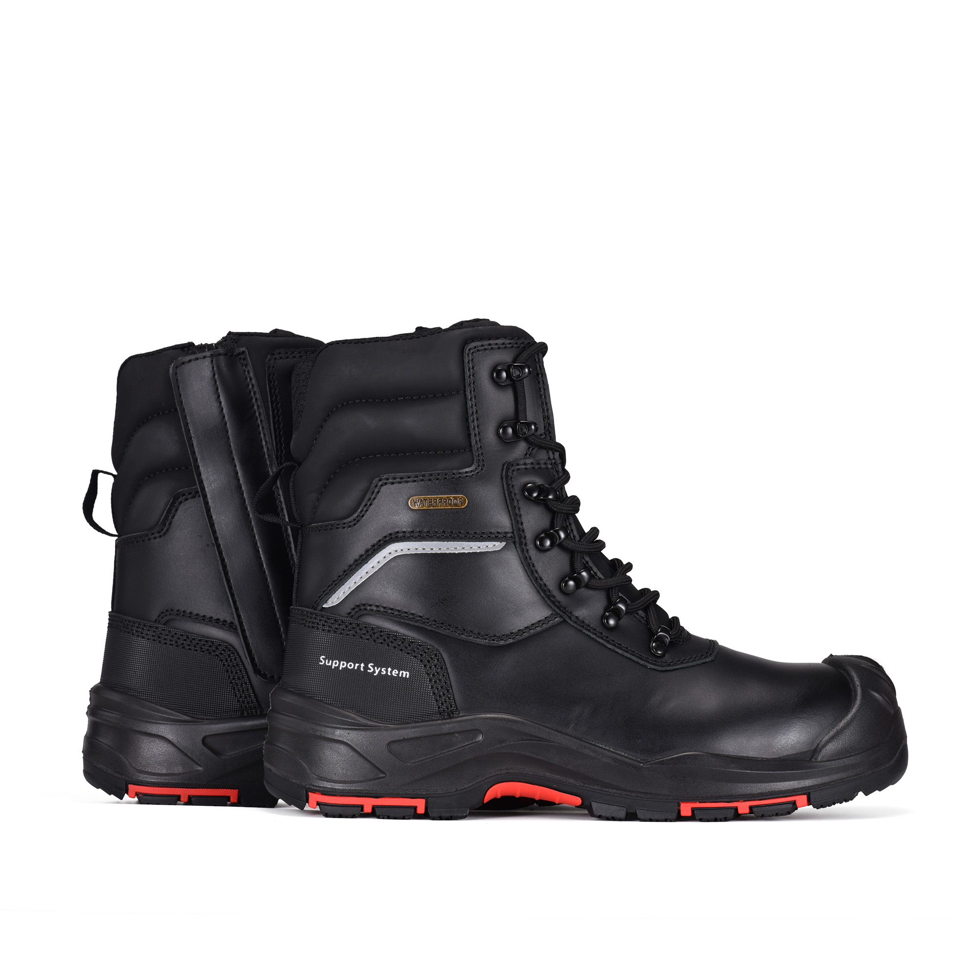 Warm Winterarbeitstiefel wasserfest für Männer Arbeiter H-9552 ZIP