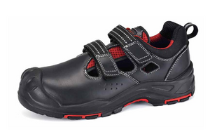 Klettbetriebssicherheit Sandalen L-7585 Metallfrei