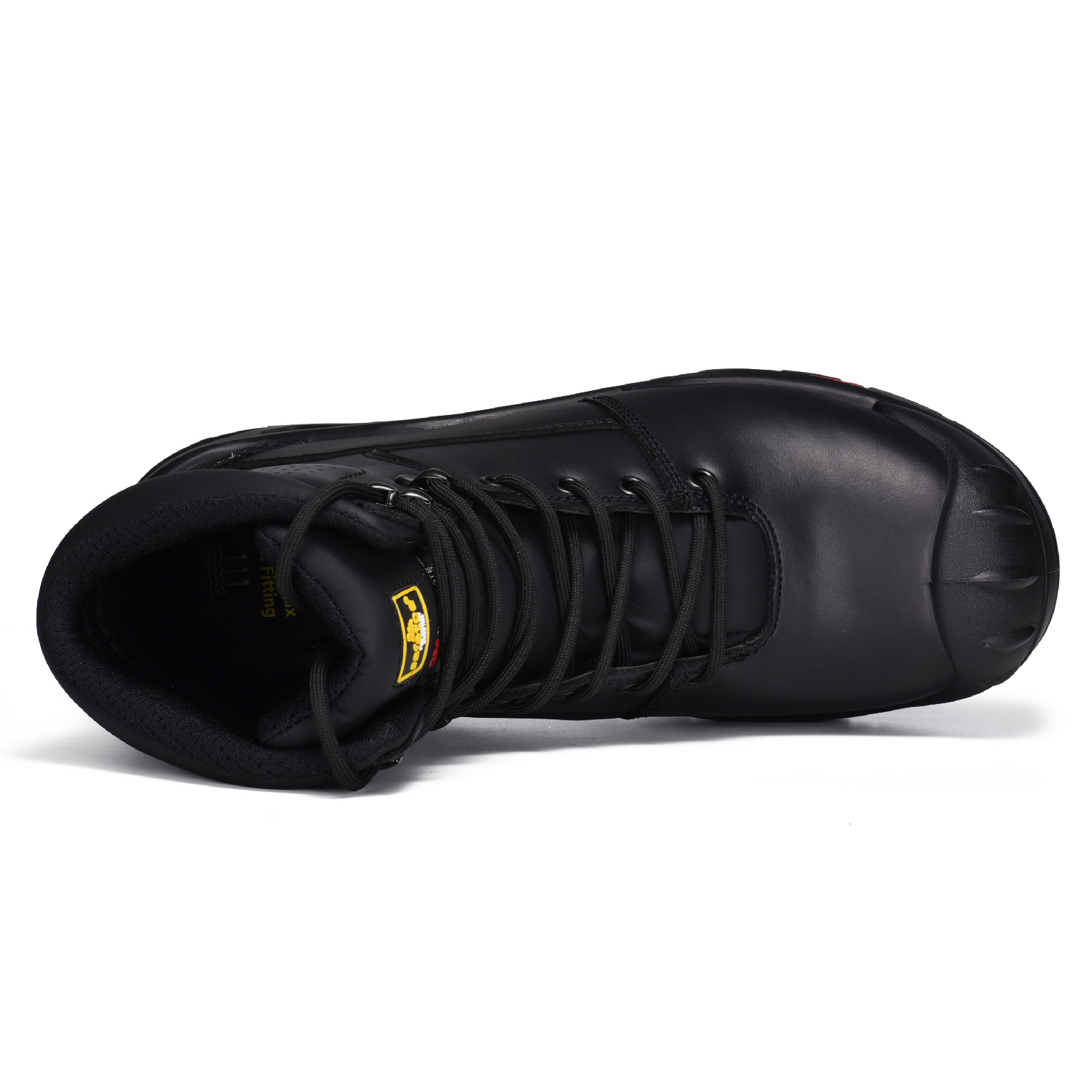 Zusammengesetzte Zehen wasserbeständige Hochleistungsstiefel H-9537 Schwarz