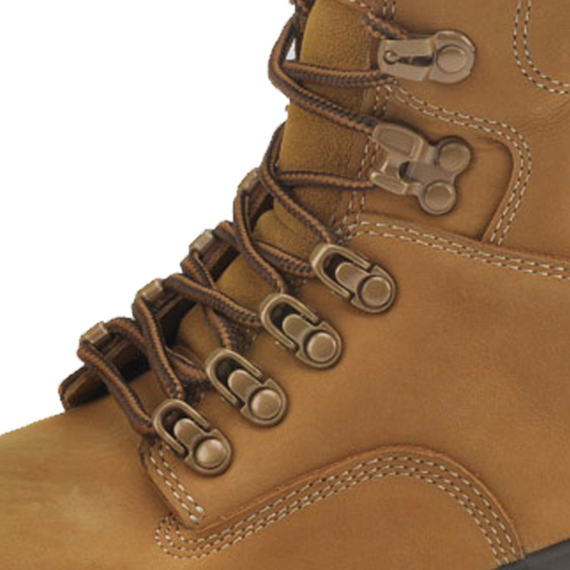 Industrielle Sicherheitsarbeitsstiefel aus Leder M-8364 Braun