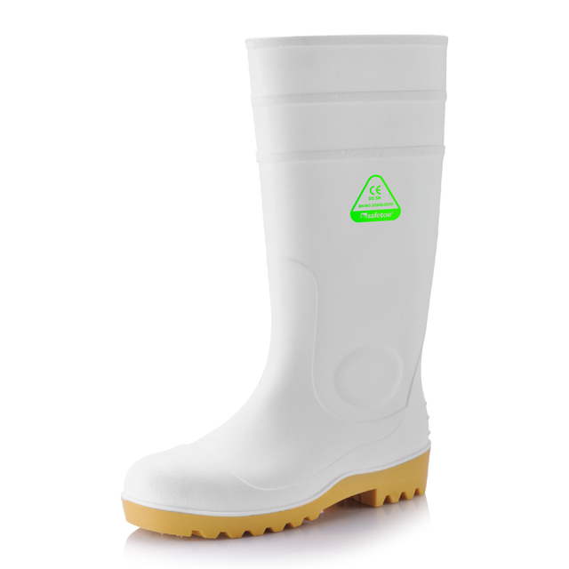 PVC Wellington Regenstiefel W-6037 Weiß
