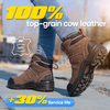 Wasserdichte und rutschfeste Frauen Arbeitsstiefel mit Stahlzehen M-8553