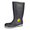 Wasserdichte PVC-Sicherheitsregenstiefel mit Stahlkappe und Stahlplatte W-6055