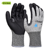 Bauarbeiten Handschuhe schneiden resistente Sicherheitsarbeit Handschuhe PD8045 Schwarz