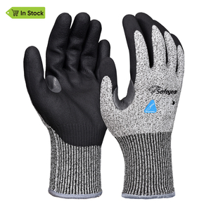Bauarbeiten Handschuhe schneiden resistente Sicherheitsarbeit Handschuhe PD8045 Schwarz