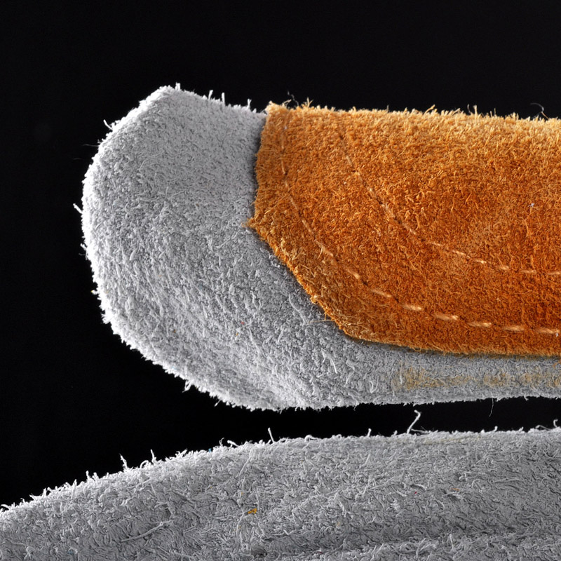 Arbeitslederhandschuhe, verstärkte Lederhandschuhe, Leder-Schlaghandschuhe, Schnitt 5, FL-1015, Gelb