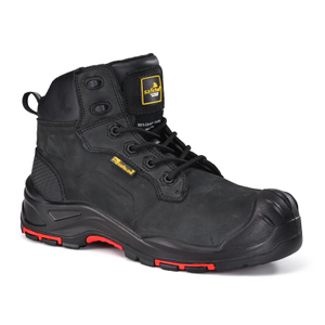 Wasserdichte Sicherheitsschuhe, rutschfest, hochwertige, metallfreie Sicherheits-Arbeitsstiefel M-8552, Schwarz
