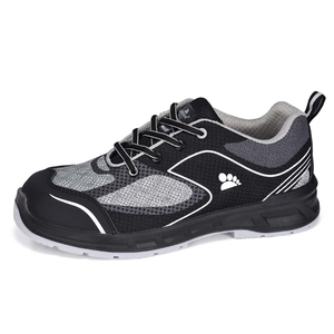 Leichte und atmungsaktive 3D-Webstoff-Sicherheitsschuhe L-7501 Grau