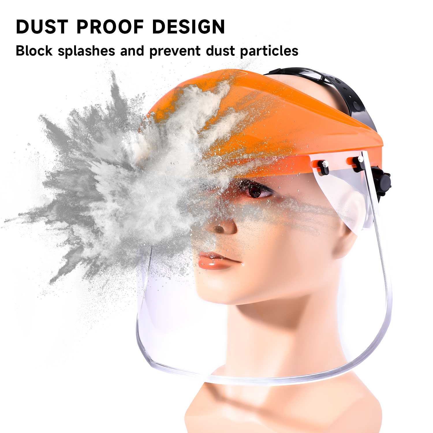 Konstruktionssicherheit Gesichtsschild M-5002 Orange