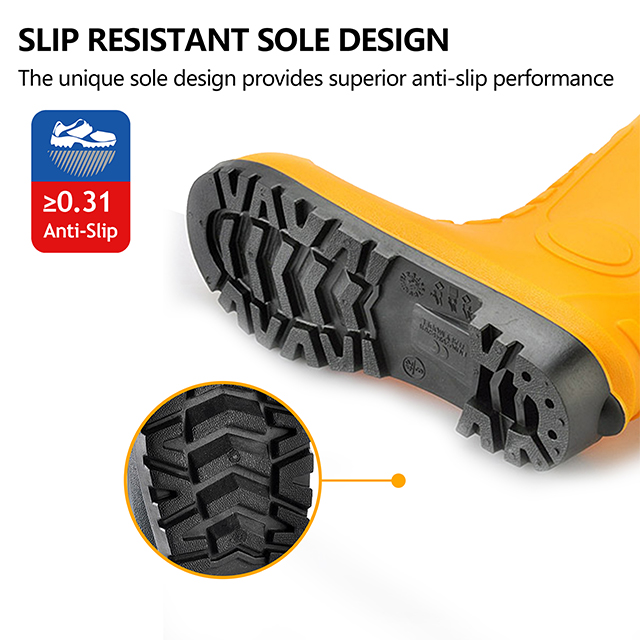 S5 Heavy Duty Regenstiefel W-6038 Gelb