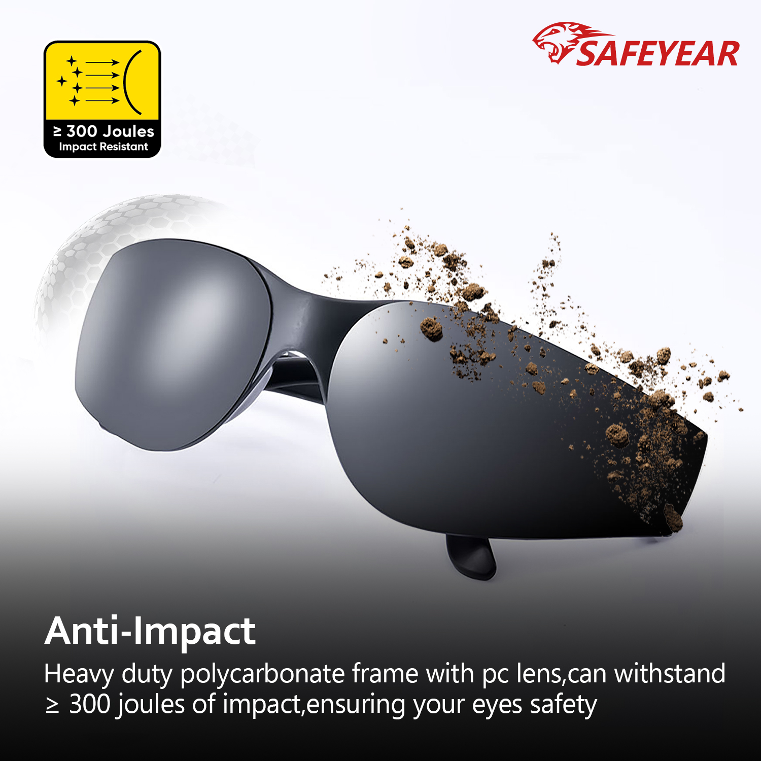 Schutzsicherheit Sonnenbrille SG001 Schwarz