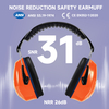 ABS Hörschutz Ohrmuffs Schutzohrmuffs Bereit FM-1b Orange