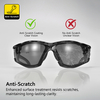 Bereitete Schutzsicherheitsbrille für Frauen SG037 Schwarz