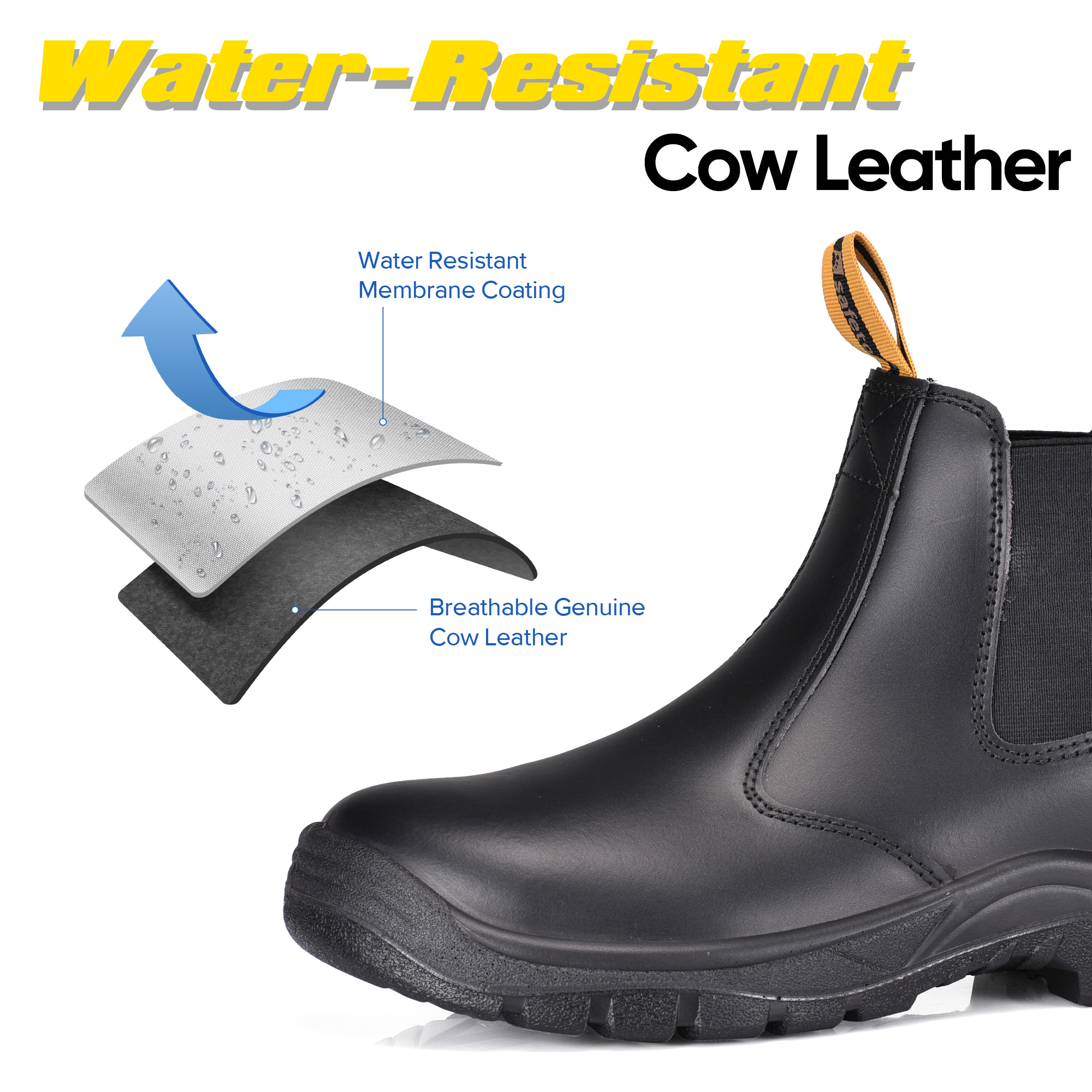 Site Black Protective Safety Boots