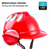 Rote Bauarbeiten Helm W-002 