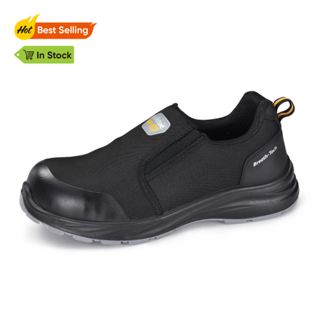 CE-zertifizierte S1P Slip-On-Sicherheitsarbeitsschuhe für Lager- und Bauarbeiter L-7561
