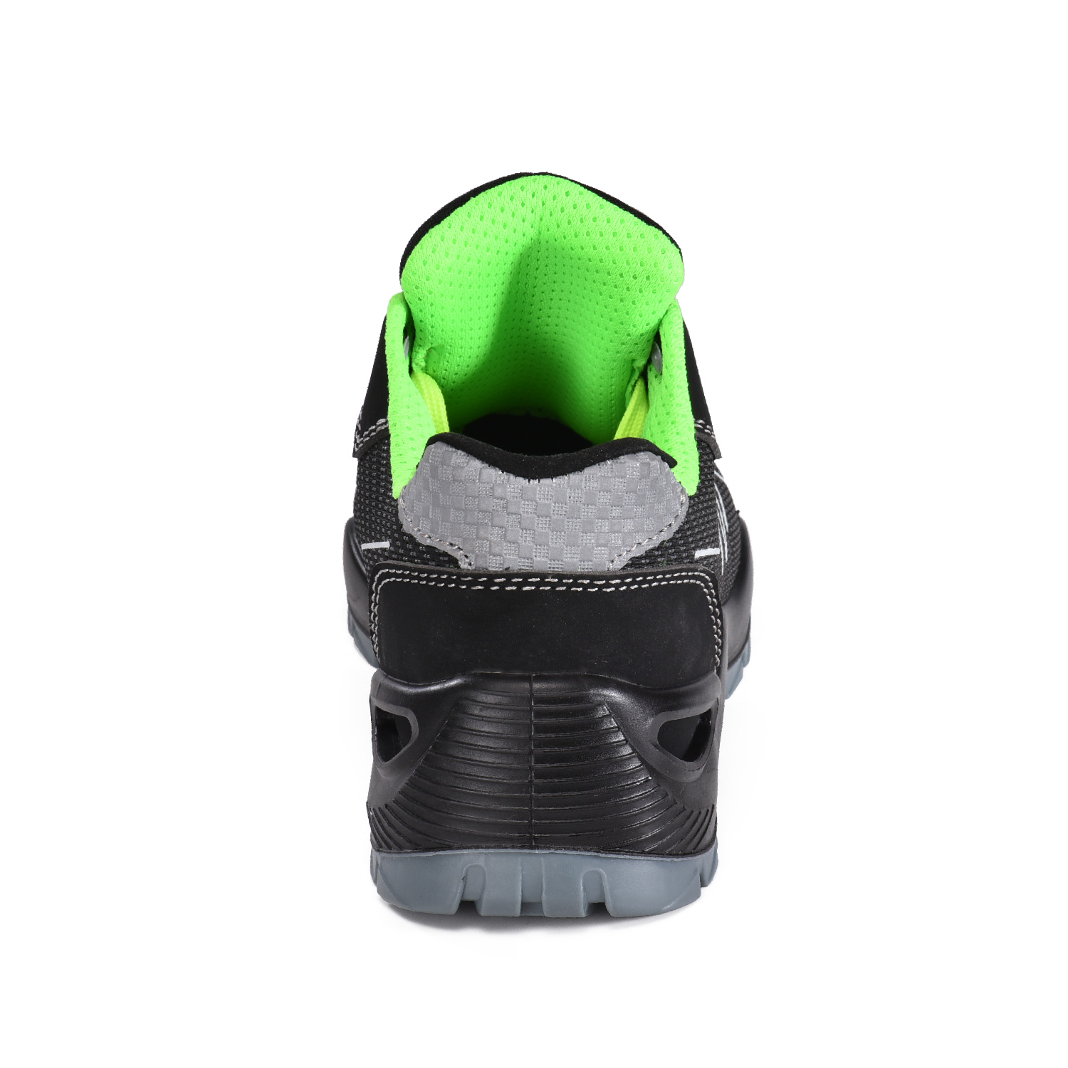 Leichtes Gewichtsstil Stoff Sicherheit Schuhe-L7530 Grün