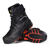 Robuste Arbeitsstiefel mit wasserdichter Membran und zusammengesetzter Zehenpartie für den Winter H-9552 Schwarz