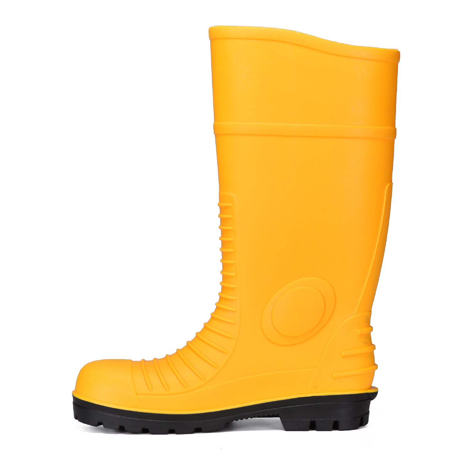 PVC Gum Stiefel wasserdicht W-6055 Gelb