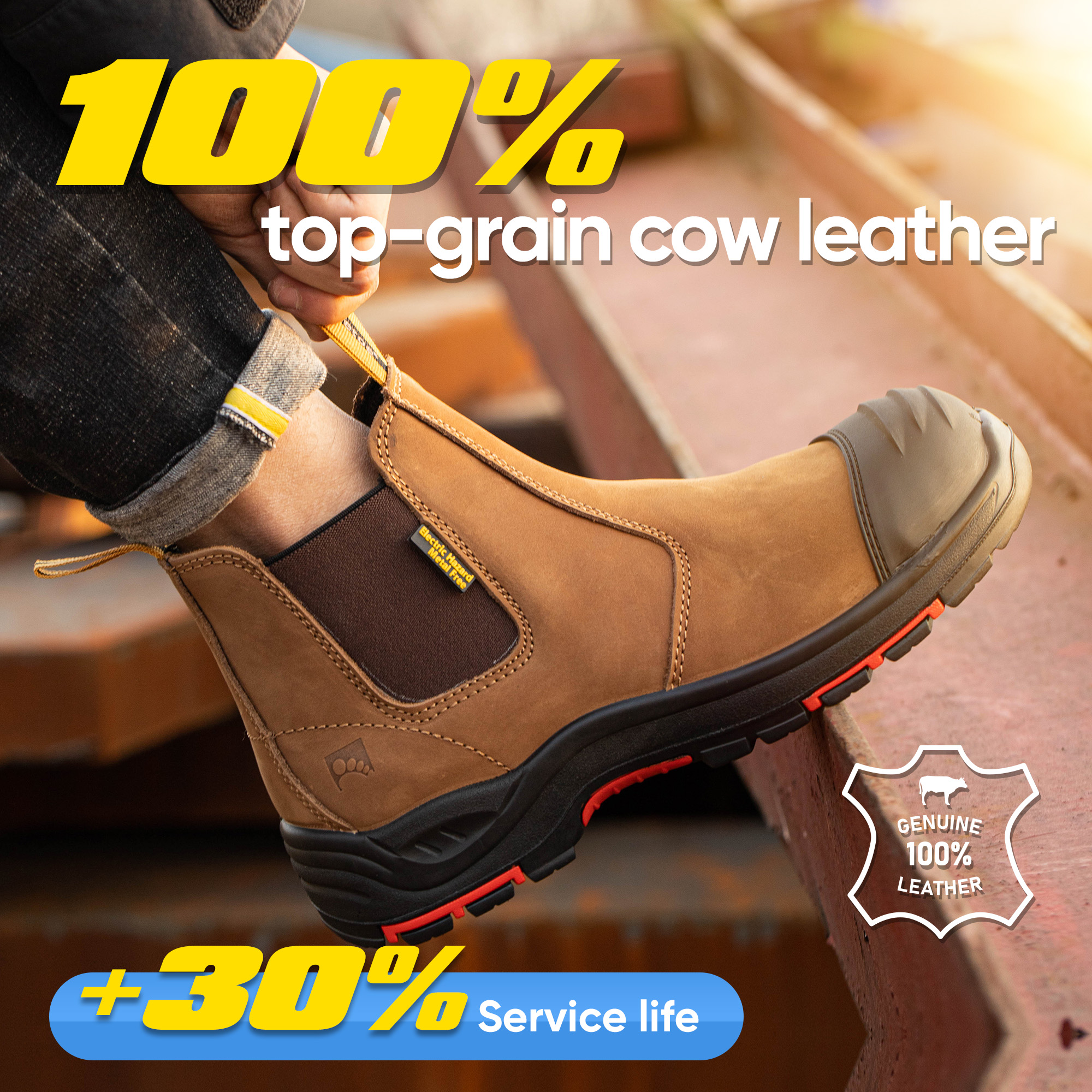 Händler-Sicherheitsarbeitsstiefel für Mining Safety M-8025NB