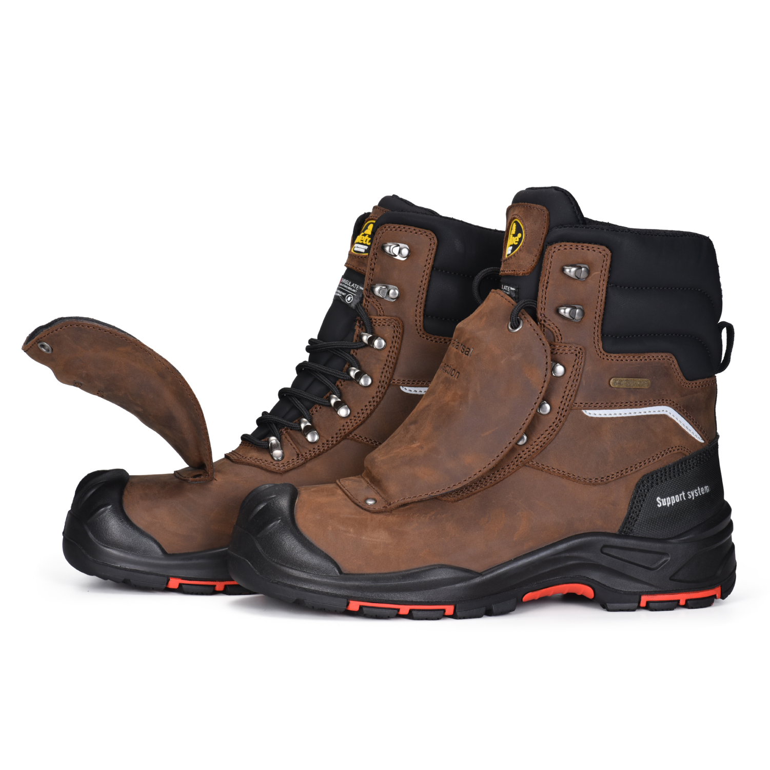 Ölbeständige Arbeitsstiefel hochwertige Arbeitsstiefel H-9552 Mittelfußia Mittelstiefel schweißen 