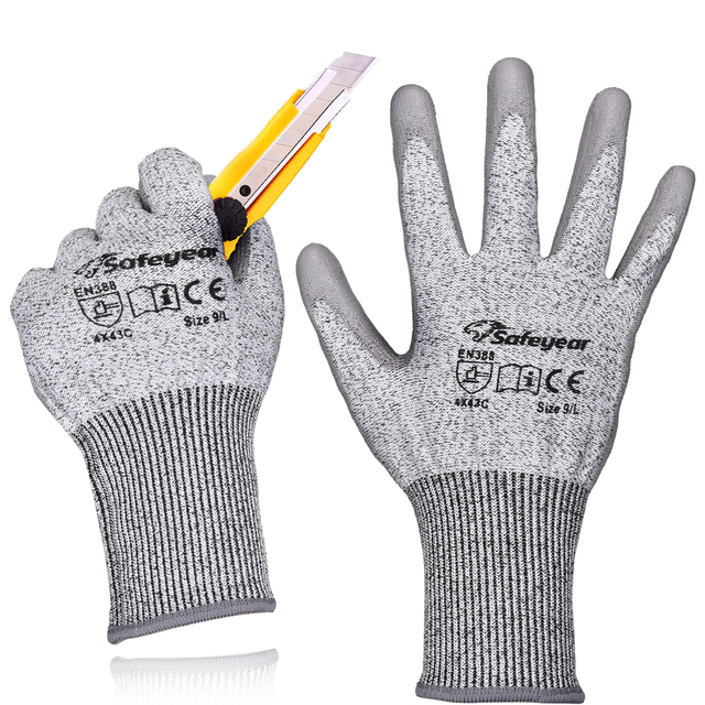 Schnittfeste Sicherheitsarbeitshandschuhe PD8045