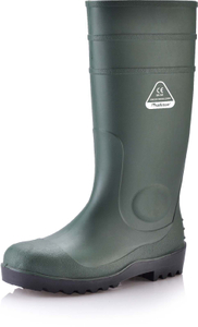 Wasserdichte PVC-Sicherheitsstiefel W-6037 Grün