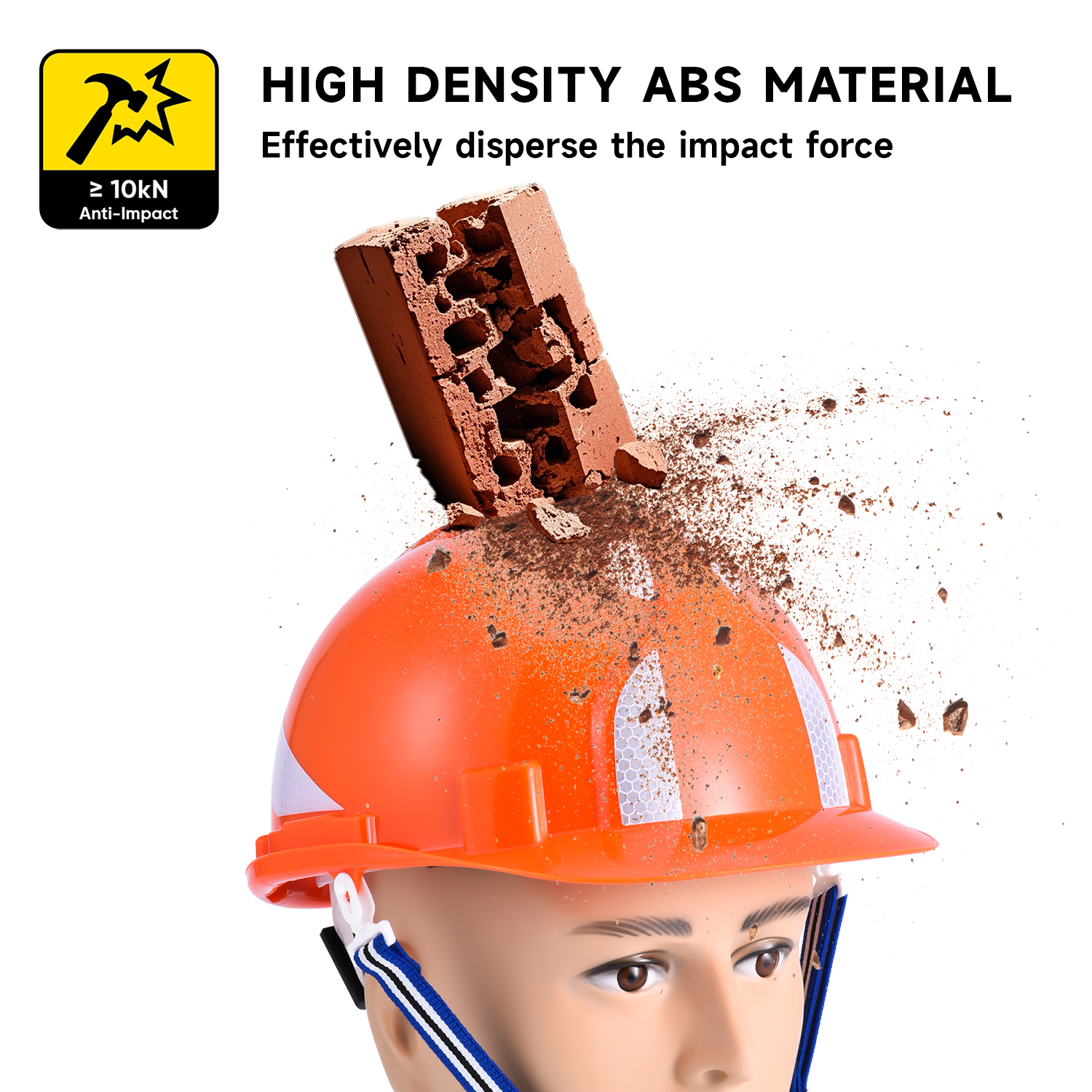 Industriesicherheitshelm W-036 Orange