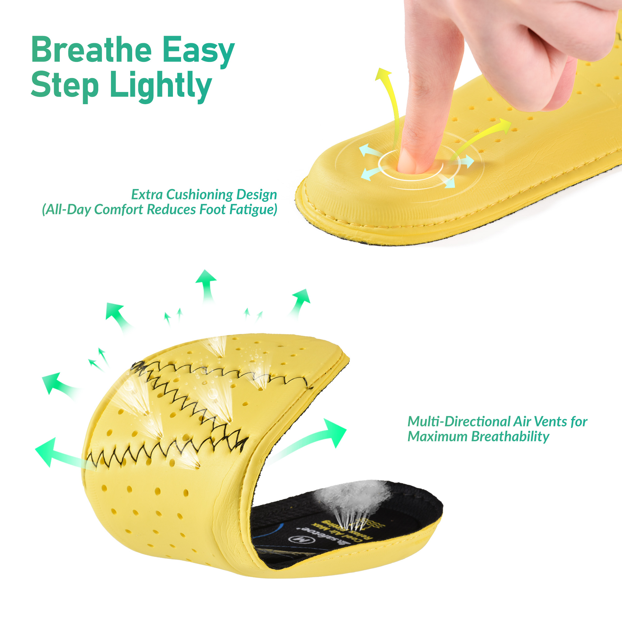 Beste Memory Foam Einlegesole J-012