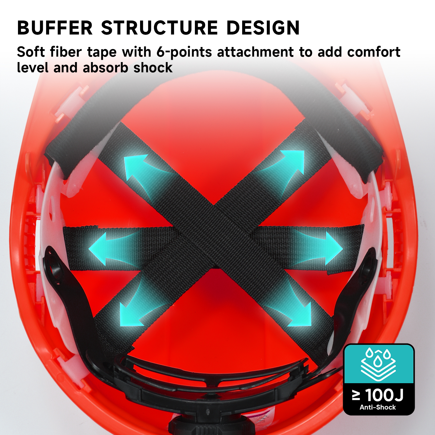 Rote Bauarbeiten Helm W-002 