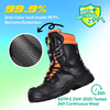 Leichte Kettensägen -Logger -Sicherheitsstiefel Spitze zu Toe LMZ9051088 