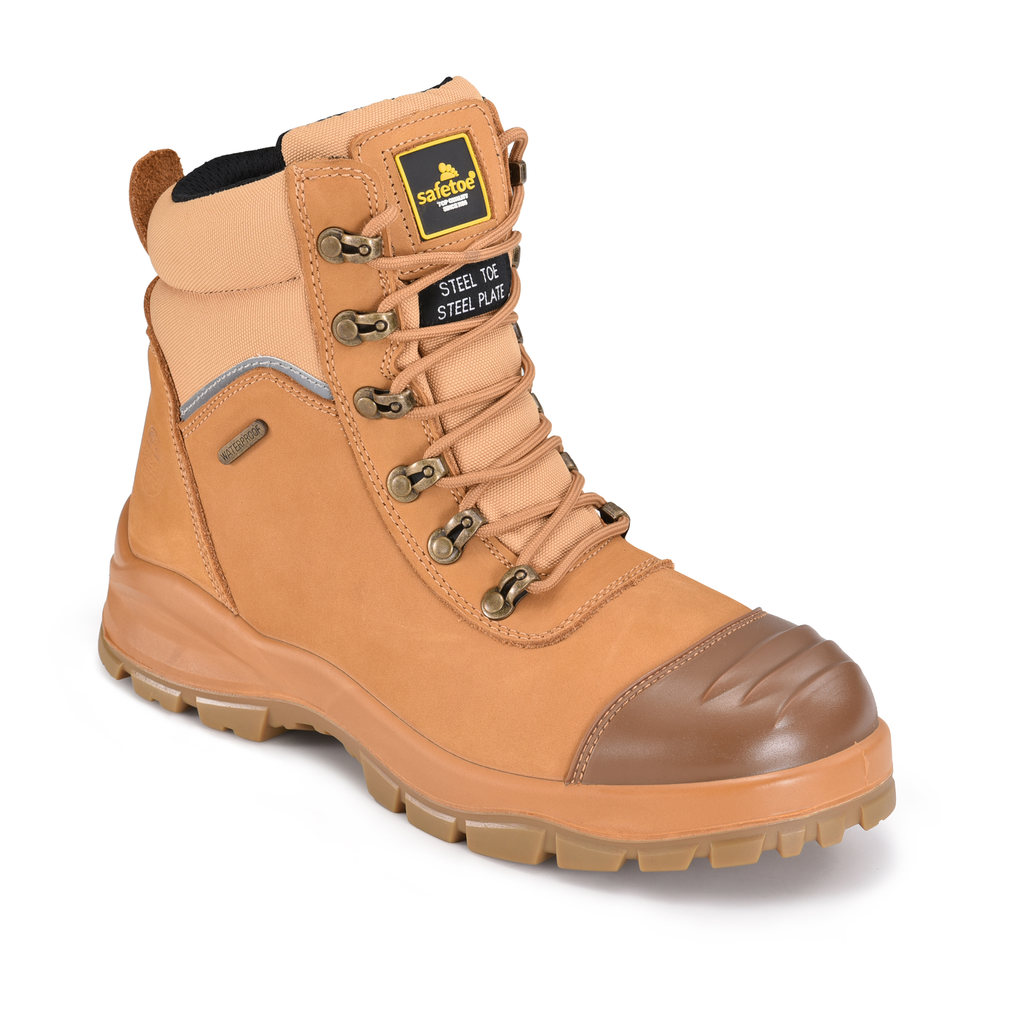 Sicherheitsarbeit Stiefel Verbundzehen wasserdichte Membran M-8577 Beige