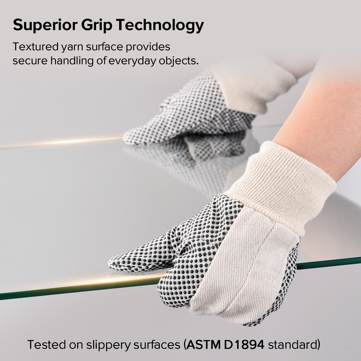 PVC-gepunktete Arbeitsschutzhandschuhe FL-5519A