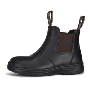 Rutschfeste Damen-Arbeitsschuhe Beste Composite-Zehen-Pull-on-Arbeitsstiefel für Damen M-8025W