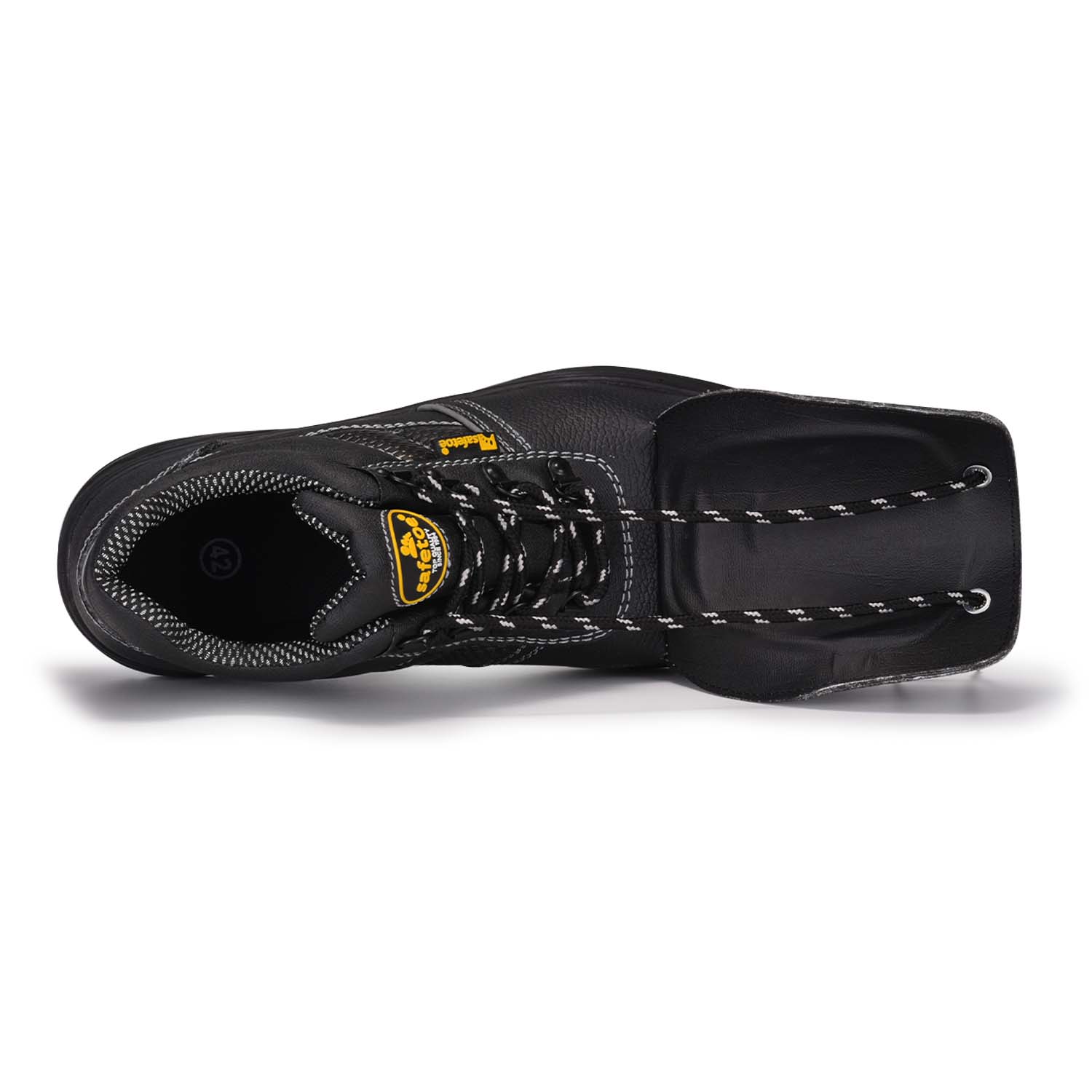 Leder-Schweißarbeitsstiefel, Industrie-Sicherheitsschuhe M-8215RB Meta