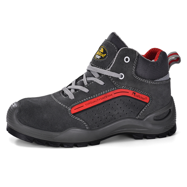 Logistik Sicherheitsschuh S1P Arbeitsstiefel M-8377 Grau
